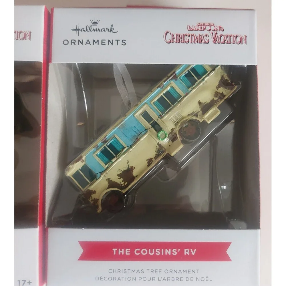 National Lampoons Christmas Vacation Cousin Eddie RV Lot of Christmas Ornaments